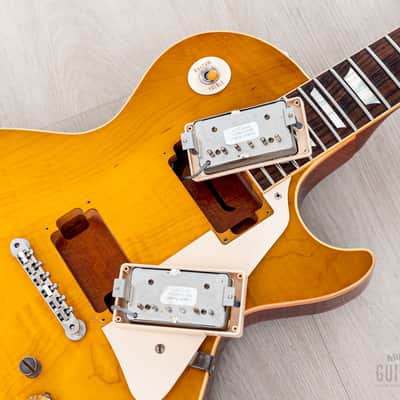 2013 Gibson Custom Shop Historic 1958 Les Paul Standard R8 Lemon Burst Flame Top w/ Case, CoA, Tags image 16