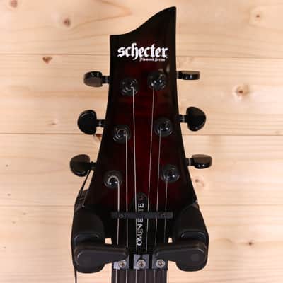 Schecter Omen Elite-6 FR - Rosewood Fingerboard, Black Cherry Burst image 7