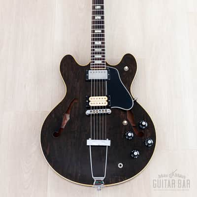1979 Gibson ES-335 TDW Semi-Hollow Vintage Guitar Walnut, Tarback + DiMarzio Super Distortion, Case image 2