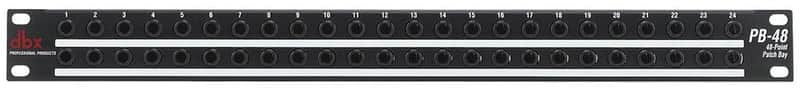 dbx PB-48 Point Patch Bay black image 1