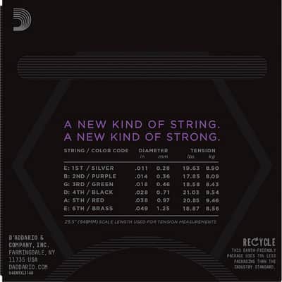 D'Addario NYXL 11/49 Electric Guitar Strings NYXL1149 image 3