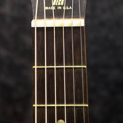 Vintage Fender Uni-Bar Reinforced Neck Acoustic | Made in USA | c.1959–1962 | Fresh Professional Setup image 9