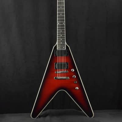 Epiphone Dave Mustaine Flying V Prophecy Aged Dark Red Burst - Demo Sale image 2