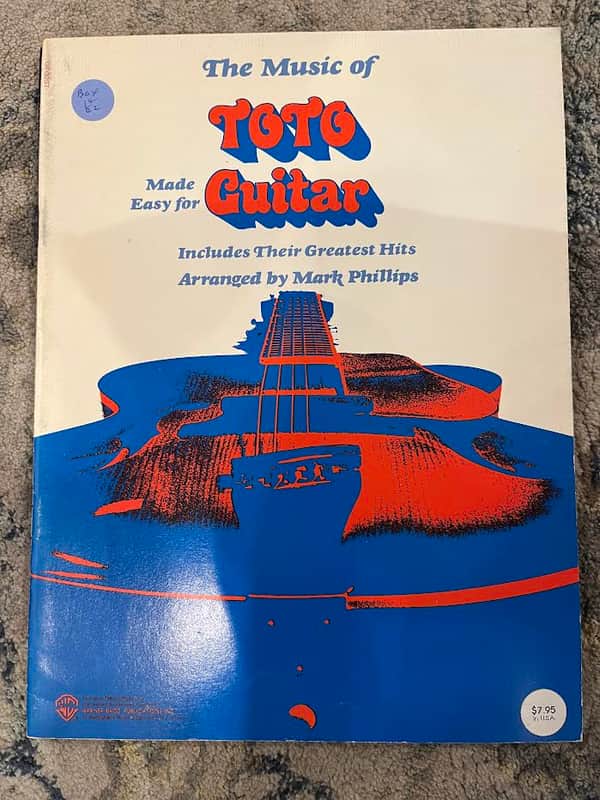 The Music of Toto Made Easy For Guitar Includes Thier Greatest Hits Sheet Music Book image 1