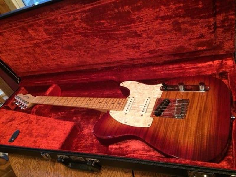 American Standard "Telecaster Partscaster" (1995-1998), Maple Fingerboard, Brown Tiger Stripe/Flame Top image 1