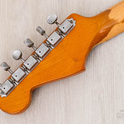 1999 Fender American Vintage ‘57 Stratocaster Sunburst Relic w/ Custom Shop Pickups, Tweed Case image 5