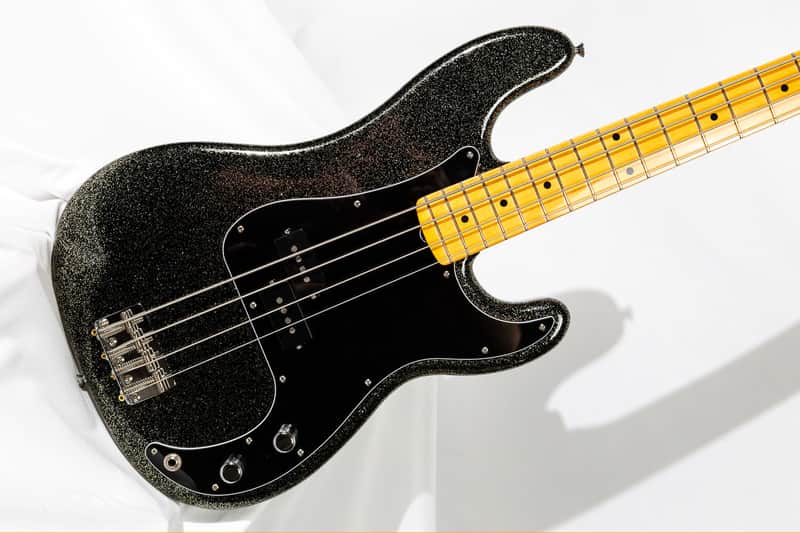 Fender Black Gold J Precision Signature P-Bass Reverse Headstock
