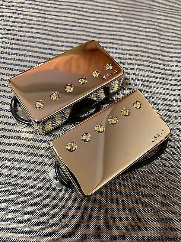 Ibanez S-58 Guitar Humbucker Pickups Gold image 1