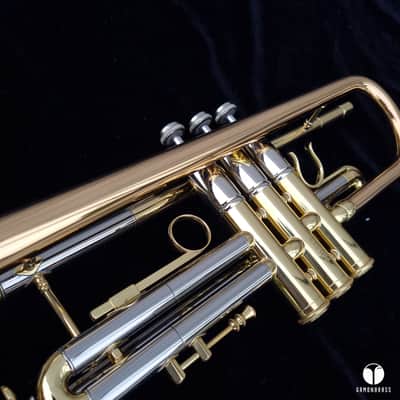 First Yamaha YTR-1 Lacquered Brass made in Japan,designed by Schilke gamonbrass image 19