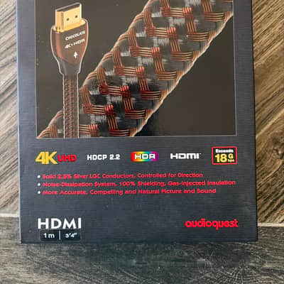 AudioQuest Chocolate- 1m hdmi gold - Gold image 1