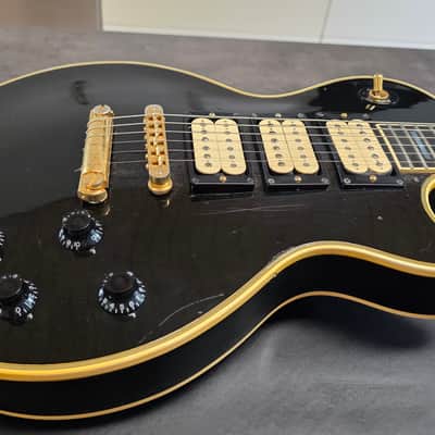 1970 Gibson Les Paul Custom Black Beauty 3 Triple Three Humbucker HHH Kalamazoo American Vintage Seymour Duncan 70s USA Heavy Relic Aged Elecric Guitar - Forget Murphy Lab Custom Shop image 18