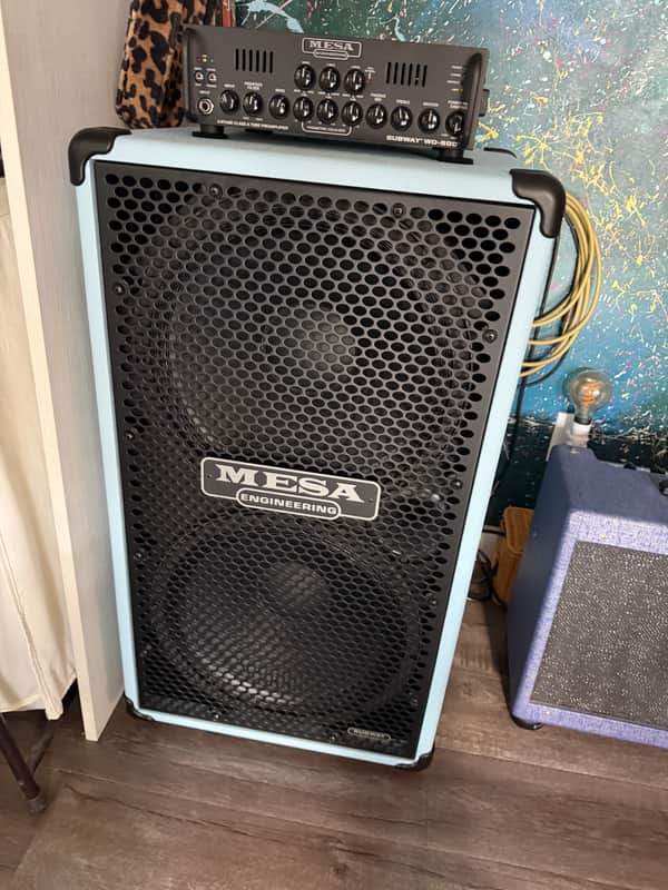 Mesa Boogie Subway Ultra-Lite 2x15" Bass Speaker Cabinet 2026 - Bronco Blue image 1