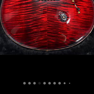 PRS Custom 24 10-Top 2023 Fire Smoke-burst image 13