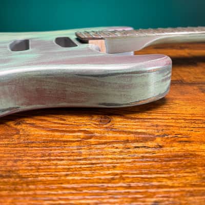 Warmtone Custom Guitars Strat Style Body & Neck W/ Case "Old Winter" Nitro image 13