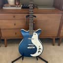 Danelectro 59M NOS+ Metalflake 60th Anniversary 2019 - Present - Blue Metalflake