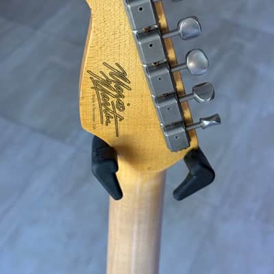 Mario Martin Model S Strat Guitar (Brazilian Rosewood Fretboard) 2023 - Firemist Silver Relic image 16