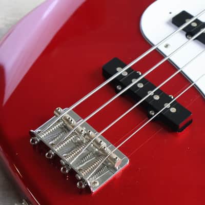 2002 Fender Japan Jazz Bass Standard (Candy Apple Red) image 4