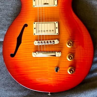 Hamer USA Artist 1997 Sunburst Semi-Hollow OHSC image 4