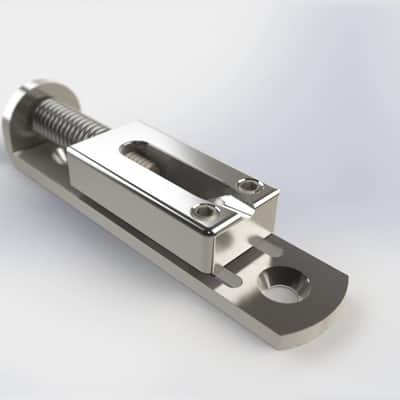 Hipshot Solo Single String Guitar bridge, Stainless Steel 4S100S image 2