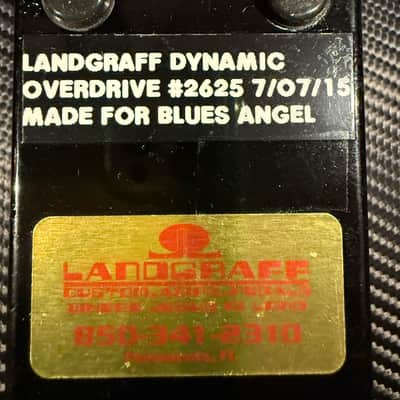 Landgraff Dynamic Overdrive Pedal 1999 - 2015 Signed by Roselyn Landgraff, hand painted Swirl image 14