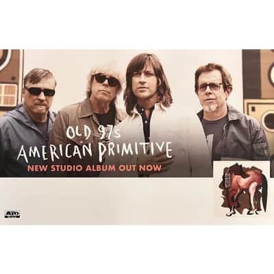 OLD 97'S - American Primitive 2024 Ltd Ed New RARE Tour Poster Display! Country Southern Rock Americana Folk Alternative Indie Roots image 2