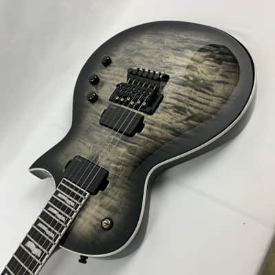 ESP E-II Eclipse FR Charcoal Burst CHB Floyd Rose Fluence Electric Guitar + Case - B-Stock image 14