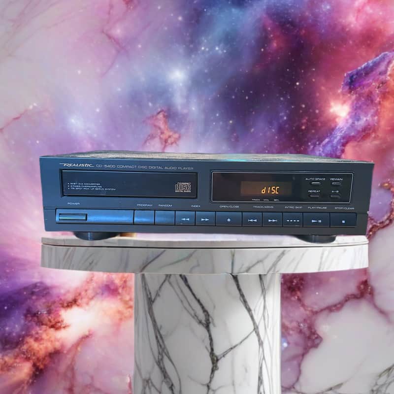 Vintage Realistic CD-5400 Compact Disc Player 1Made In Japan - Tested Super Rare! image 1