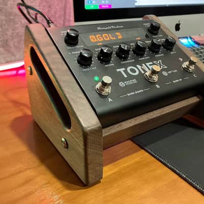 Tonevo 30° Hand‑crafted Stand for ToneX Pedal, price include the import duty for US buyer