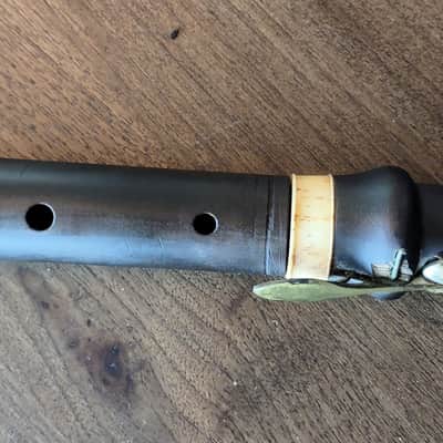 Antique Blackwood One Key D Flute w/Box 19th century Irish image 16