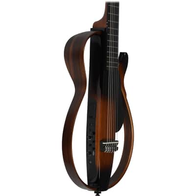 Yamaha SLG200N Nylon String Silent Guitar with Bag in Tobacco Sunburst - New image 3