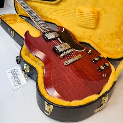 Gibson Custom 1961 Les Paul SG Standard Reissue Stop Bar, VOS, Cherry Red, w/HSC image 2