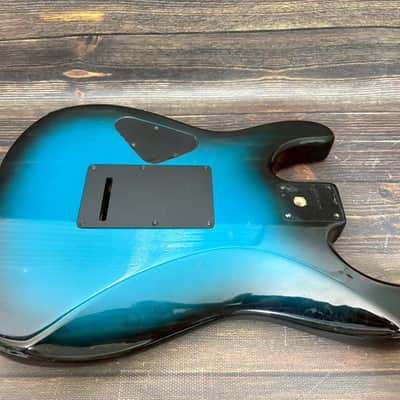 1984 FERNANDES FST-115 HH Stratocaster Type Alder Body Blue Black Sunburst Japan image 16