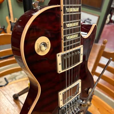 Gibson Custom Shop Alex Lifeson Rush 40th Anniversary Les Paul Axcess Quilted Ruby Red R40 image 5