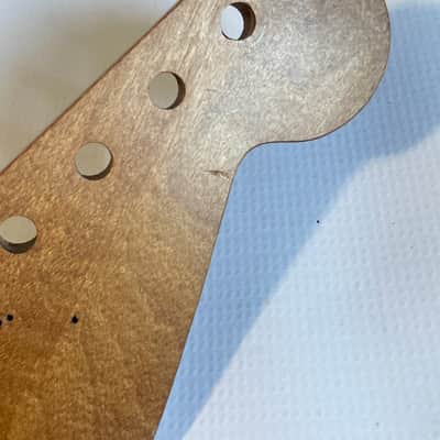 Warmoth USA Modern Stratocaster Roasted Maple Guitar Neck 22 Fret RW FB image 4