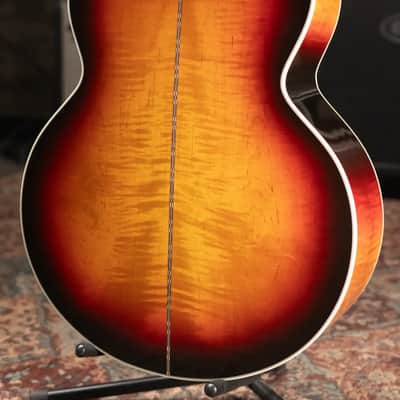 Gibson SJ-200 Standard Maple Left-Handed Acoustic/Electric Guitar - Triburst with Hardshell Case image 12