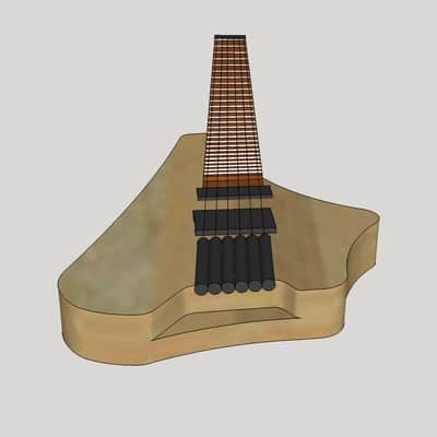 Apparatus New Model 3 | (Pre-Order) Handmade, headless, ergonomic, multiscale guitar image 4