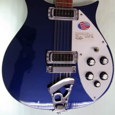 Rickenbacker 620/12 Midnight Blue Deluxe, 12 String, 21 fret, 2 pickups, wired for stereo 620/12 MID image 3