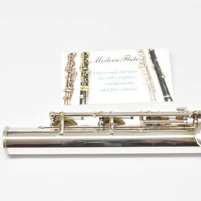 Handmade Pearl Dolce Semi-Pro Flute Offset G Split E B Foot Handcut PH-7 Sterling Headjoint image 20