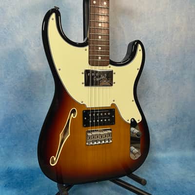2011 Fender Japan Pawn Shop '72 Semi-Hollow Sunburst w/ Shop Tags, MIJ image 2