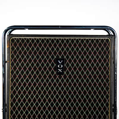 Vox Beatle Head and Super Beatle Cabinet With Heartbreakers Logo Owned by Mike Campbell image 10