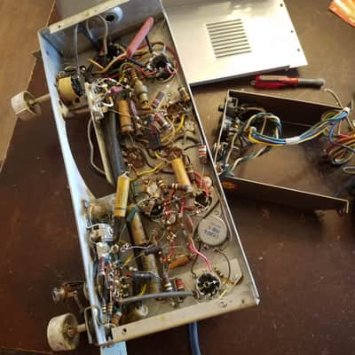 RCA Mono 6AQ5 tube amp project MI-15917 1954 Silver image 3