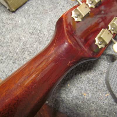 1970 Gibson ES-330 Tragedy Transit Damaged Gibson ES-330 Was Beautifully Clean Before Headstock Crack image 13