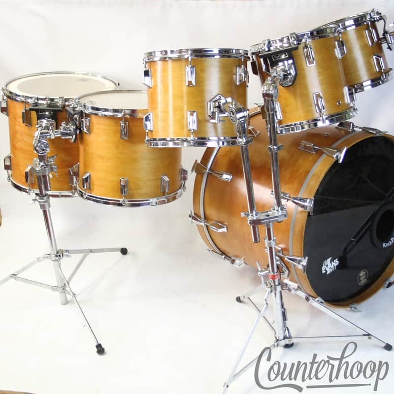 Modern Drum Shop Custom Set 22x18",8x8",10x10",12x10",14x12",16x14"Natural Maple image 1