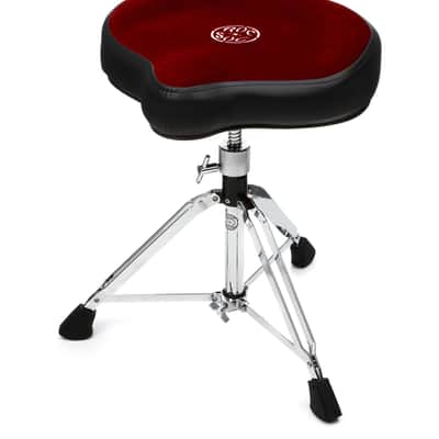 Roc n Soc Drum Stool Throne With Custom Base Red image 2