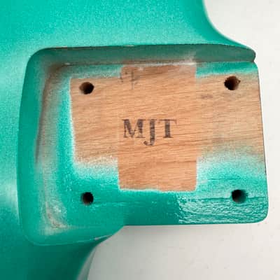 MJT Stratocaster Body Alder Relic Nitro Sherwood Green Metallic mjt5544 image 8