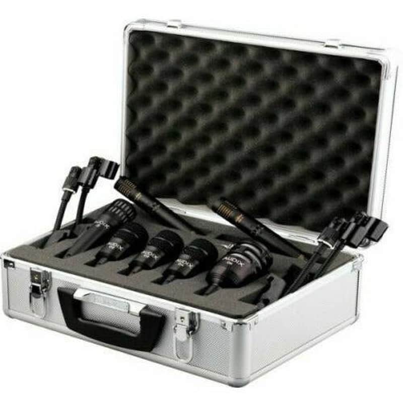 Audix DP7 7 Piece Drum Mic Package Plus Hard Case with D6 Flagship Kick Drum Mic image 1