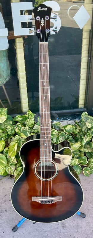 Ibanez AEB10E 4-String Acoustic/Electric Bass image 1
