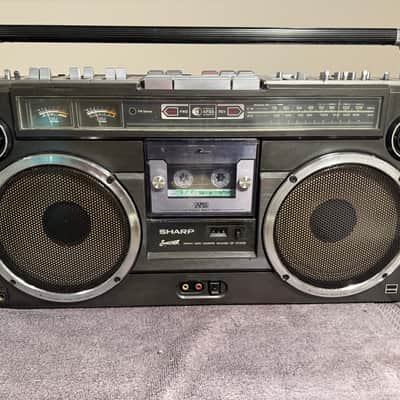 Sharp GF-303SB Vintage Radio Cassette Boombox 1978-1979 - Dark gray image 1