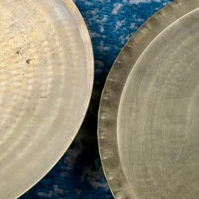 22 YEARS OLD 12” Zildjian A CUSTOM MASTERSOUND Hihats 805g 909g image 12
