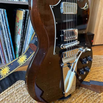1970 Gibson SG Standard Cherry "Large Guard" with Maestro Vibrola image 4